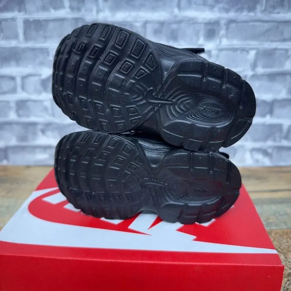 Nike V5 RNR (TD) Triple Black Lace Mesh Sneaker HQ6413-002 Baby Size 5C New